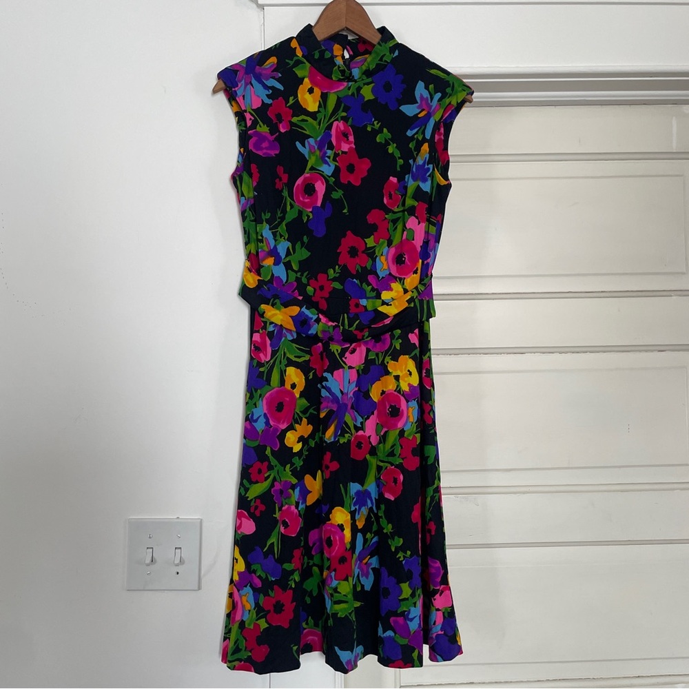 Vintage 1970s Floral Dress